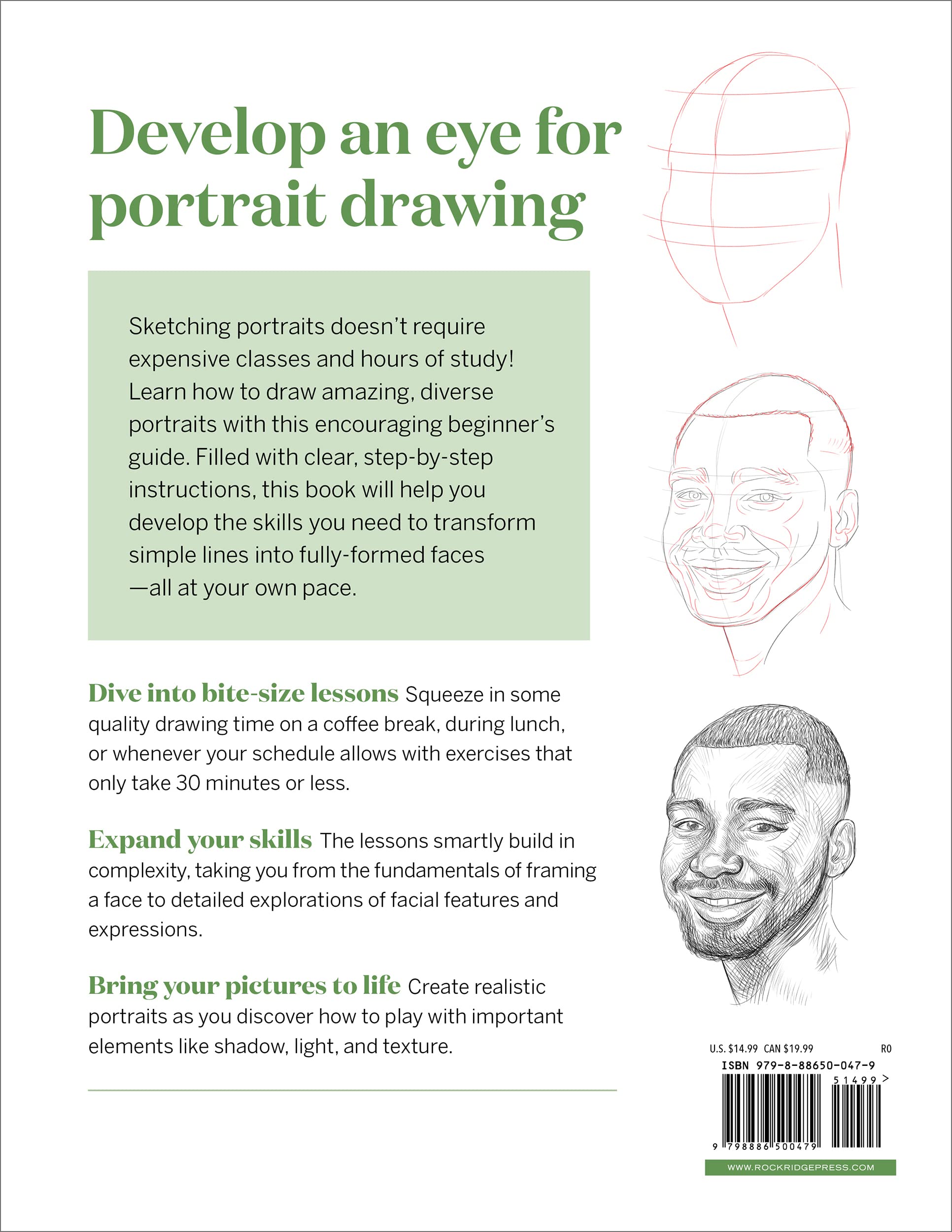 Learn to Draw Like a Pro. Adult Men. Realistic Portraits with Graphite  Pencil: Faces weathered by time by Posterlike Editions